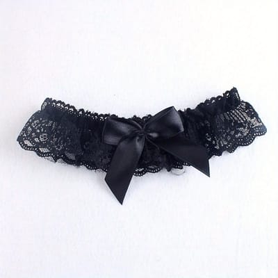 Sexy Dijring Strik Kant Elastische Beenring Strik Beenlus Bruiloft Bruid Been Kousenband Riem Cosplay Feest Accessoires