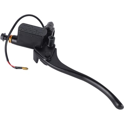 Motorfiets Voorrempomp Remkoppelingshoofdcilinder voor Motorfiets met 10mm Stuur black