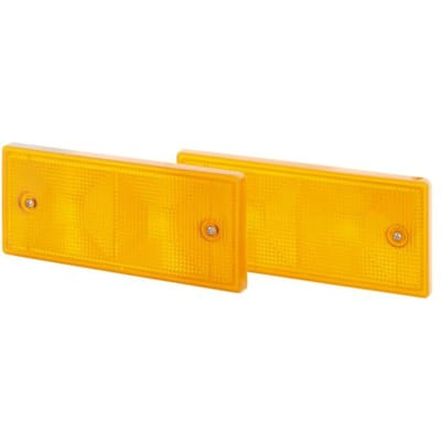 Knipperlicht - glas HELLA 9EL 123 631-001
