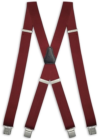 Sir Redman - Bretels - XL bretels bordeaux - bordeauxrood