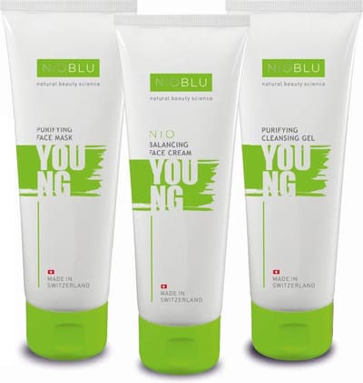 NIOBLU - Young - Basis - Set - voor - de - gemengde - vette - huid