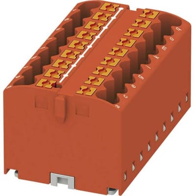 Phoenix Contact 3273312 Verdeelblok 46.5 mm Spanveer Rood 8 stuk(s)