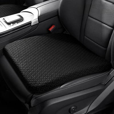 Stoelverhoger Kussen - Zitkussen Auto - Comfortabel Zitten - Antislip Onderkant - Universeel - Zwart