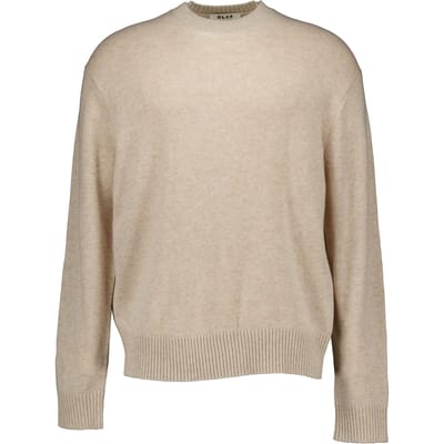 Olaf Essential Knitted Crewneck Sweaters Beige M240701