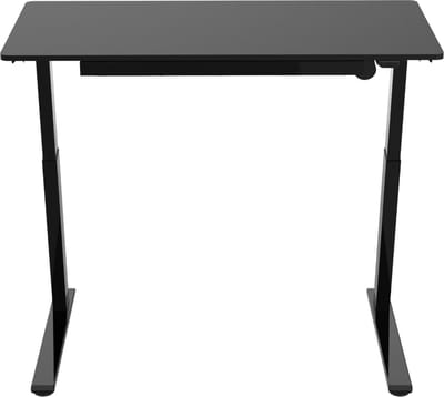 GAME HERO® Zit-sta Bureau Z-frame - Elektrische Hoogteverstelling - Met lade - Zwart