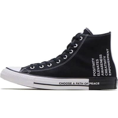 Converse Chuck Taylor All Star High 'Seek Peace - Zwart' 36.5 black