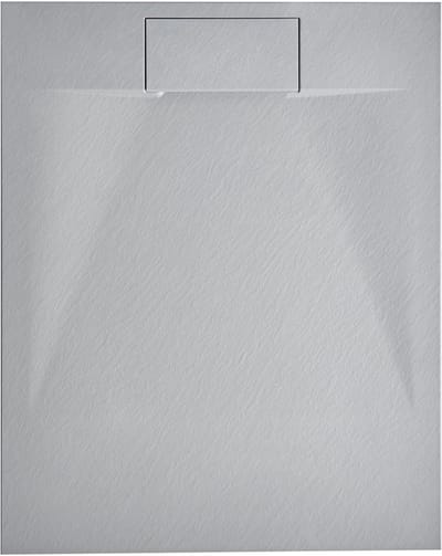 BELIANI AZZURRO - Douchebak - Grijs - 100 x 80 x 3 cm - SMC (kunststof)