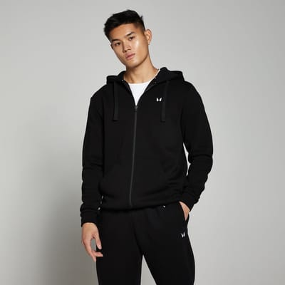 MP Rest Day hoodie met rits voor heren - Zwart - XXS