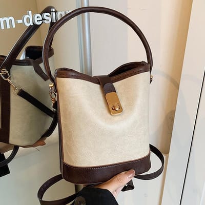 Populaire Tassen voor Dames In de Herfst Nieuwe One-shoulder Crossbody Tas voor Dames met High-End Veelzijdige Bucket Bag voor Dames black