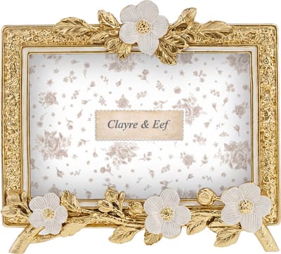 Clayre & Eef Fotolijst Goudkleurig Kunststof