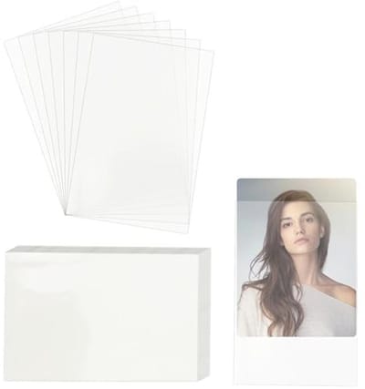 100 Fotokaarthoezen voor Kpop - 56 x 87 mm, Transparante Bescherming voor Verzamelkaarten