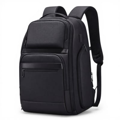 Laptop Rugzak 17.3 inch - 36L-48L Uitbreidbaar - Travel Backpack met USB Poort - Front Loader - Anti-Diefstal - Business - Reizen - Zwart
