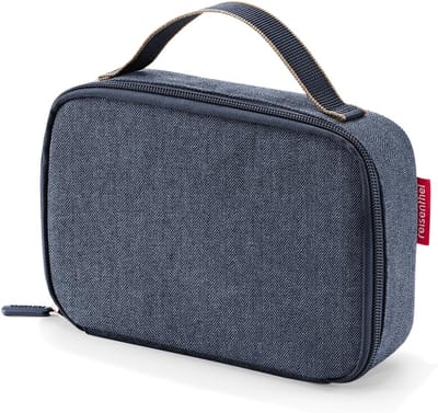 Sporttas Dames Thermo-case Donkerblauw - Herringbone Design - One Size