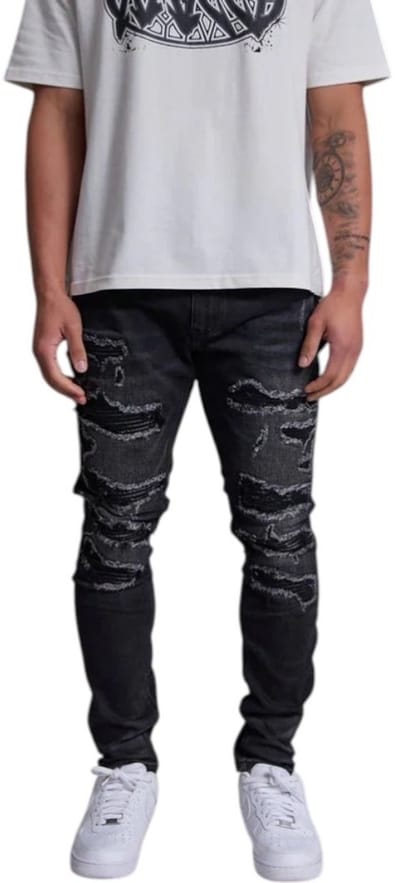 Amicci Heren Jeans Zwart AMJ64/BLA Rocco
