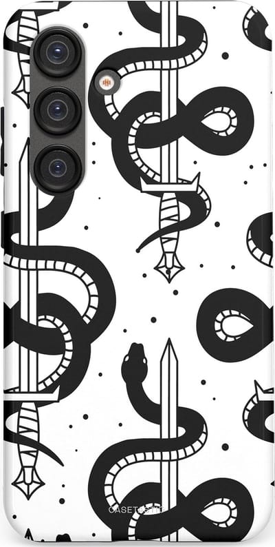 Casetastic Hoesje Geschikt voor Samsung S25 - Stijlvolle Beschermende Duo-layer Case - Sluipzwaard