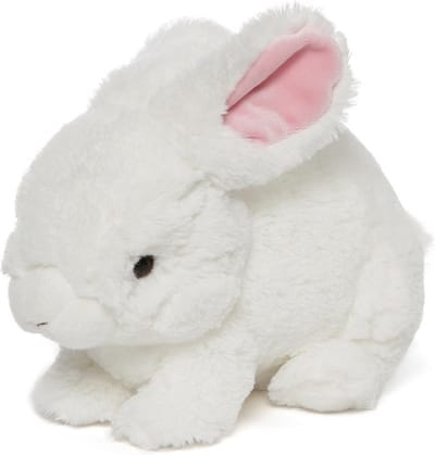 Zacht Pluchen Paashaas Knuffel met Kleine Dieren, 30.5 cm, Wit
