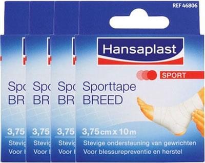 Hansaplast Sport Tape Breed Voordeelverpakking ( 4 stuks)