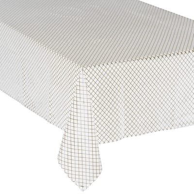 Tafelkleed in ruitpatroon, 140 x 240 cm