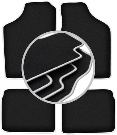 CARLUX-SILVER automatten voor: Volkswagen Polo II coupé, hatchback, sedan (1981-1992)