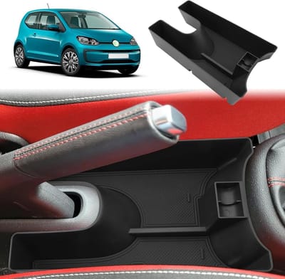 Center Console Opbergdoos voor VW UP GTI, Seat MII en Skoda Citigo 2013-2023 - Organiser met Muntvak en Ruimtebesparend Ontwerp