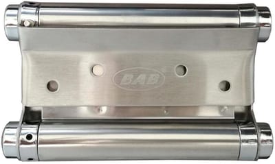 Dailygoody - Stainless Steel Shuttle Door Tyres - Robuuste Deurscharnieren - 12.5 cm - Duurzaam en Elegant - Geschikt voor Saloon Deuren - Set van 2