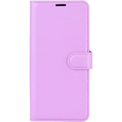 Mocaa Samsung Galaxy A21s Portemonnee Hoesje Pasjes Paars