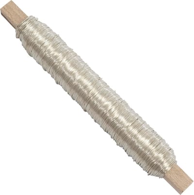 Zilver Wikkeldraad Bloemist Metaaldraad 0.5 mm x 50m voor Bloemschikken en Decoratie
