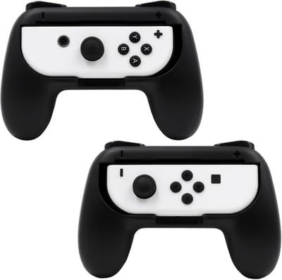 SolidKeus - Ergonomische Joy-Con Grip voor Nintendo Switch, 2 Stuks