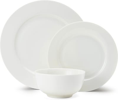 Mikasa - Serviesset - Egret - China - Wit - 12-Delig