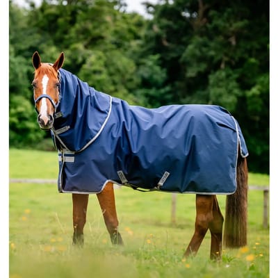 Outdoor paardendeken met halsbedekking Horseware Amigo Ripstop 900D Plus Turnout 100g