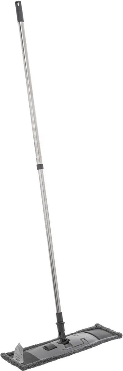 5Five Vloerwisser microvezel - met steel - verstelbaar - 70-120 cm - vloertrekker