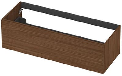 INK - Onderkast 1L Decor Softclose Tbv Greep - 1200x450x350 Mm - Warm Walnoot