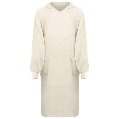 vidaXL Deken hoodie KINN Crème XL Katoen
