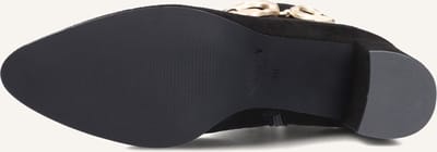 Notre-V 8558 Enkellaarsjes - Enkelboots met rits - Dames - Zwart - Maat 39