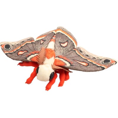 Hyalophora Cecropia Pluche Speelgoed Levensgetrouw De Cecropia Mot Knuffeldieren Insectenliefhebbers Kinderen Kerstcadeaus Woondecoratie 25cm gray