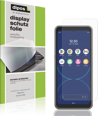 dipos – 4x Matte Beschermfolie geschikt voor Ingenico Axium NX8 | Krasbestendige & antireflecterende Screenprotector Ultra-Thin