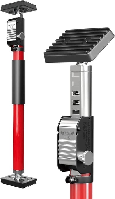 Montagesteunen Telescoopstang - Hulpstang Spanstang - Werkzaamheden op hoogte - In hoogte verstelbaar - 160-290 cm - Blauw
