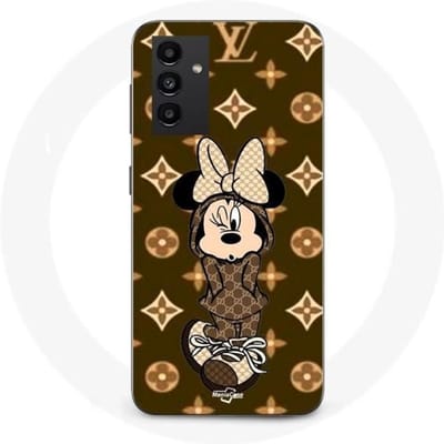 Hoesje - Disney - Minnie - Samsung Galaxy A34 5G - Bruin - Flexibel bruin