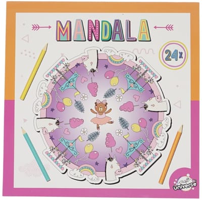 Mandala Kleurboek voor Kinderen Eenhoorn - Geschikt voor kleurpotloden en kleurstiften