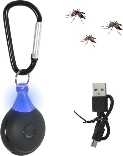 Ultrasone Ongediertebestrijding, Elektronische Insectenbeschermer via USB, Effectieve Muggenschrik voor Binnen en Buiten, Bescherming tegen Spinnen, Kakkerlakken en Muizen