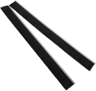 Brievenbus Borstel - Afdichtingsstrip Stofborstel - Post Beschermen - Eenvoudige Bevestiging - 40 cm - Zwart