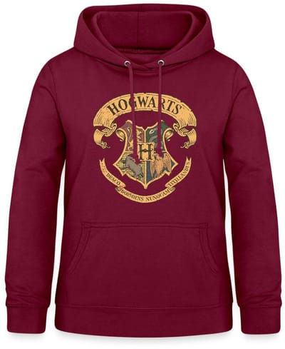 Harry Potter Zweinstein Wapenschild Hogwarts Hoodie Dames