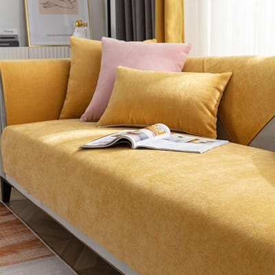 Luxe Massief Bankhanddoek Kattenkrab Zitkussenhoezen voor Woonkamer Chaise Longue Hoek L-vorm Meubilair Bankhoes 70x70cm 1pcs