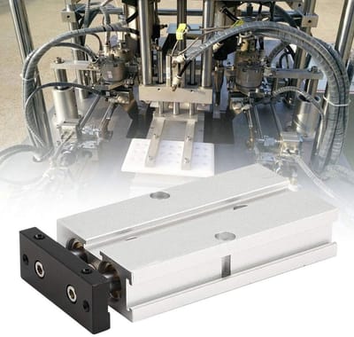 Cilinder TN10 Dubbele Stang, Dubbelwerkend Aluminium Pneumatisch Component voor Diverse Toepassingen