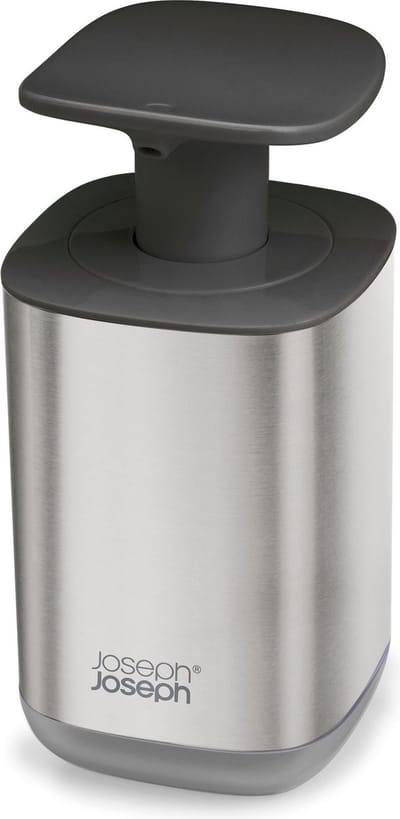 Joseph Joseph Presto Steel Zeepdispenser, Grijs - Jospeh Joseph