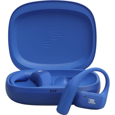 JBL Endurance Zone - Open ear Oordopjes - Oortjes Draadloos - Sport Oordopjes - Bluetooth - Sporten - Hardlopen - 32 uur - Spatwaterdicht - IP68 - Oorhaak - Blauw