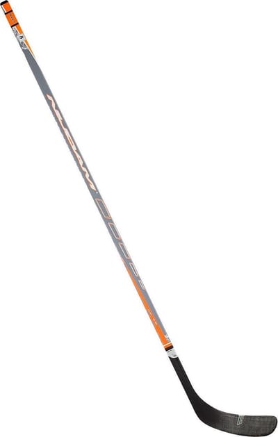 Nijdam IJshockeystick - Hout/Glasfiber - Volwassenen - 155 cm - Grijs - Links