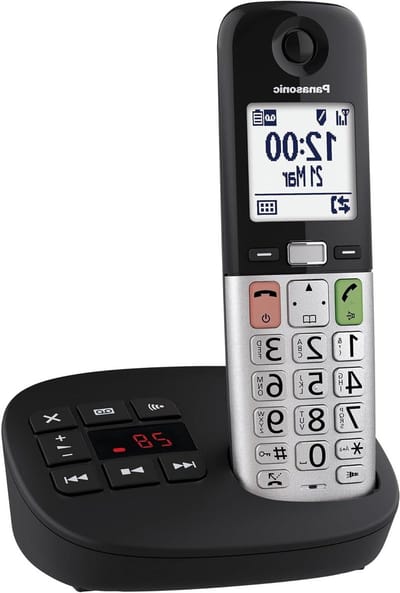 Draadloze Telefoon - Vaste Telefoon Antwoordapparaat - Duidelijk Bellen - Gehoorapparaat Compatibel - 2.1 Inch LCD - Zwart