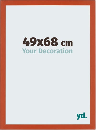 Your Decoration - Fotolijst 49x68 cm - MDF - Oranje - Mura