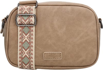 Beagles Malaga Crossbody Schoudertas - Trendy Schouderband - Verstelbaar - Afneembaar - Praktisch - Lichttaupe